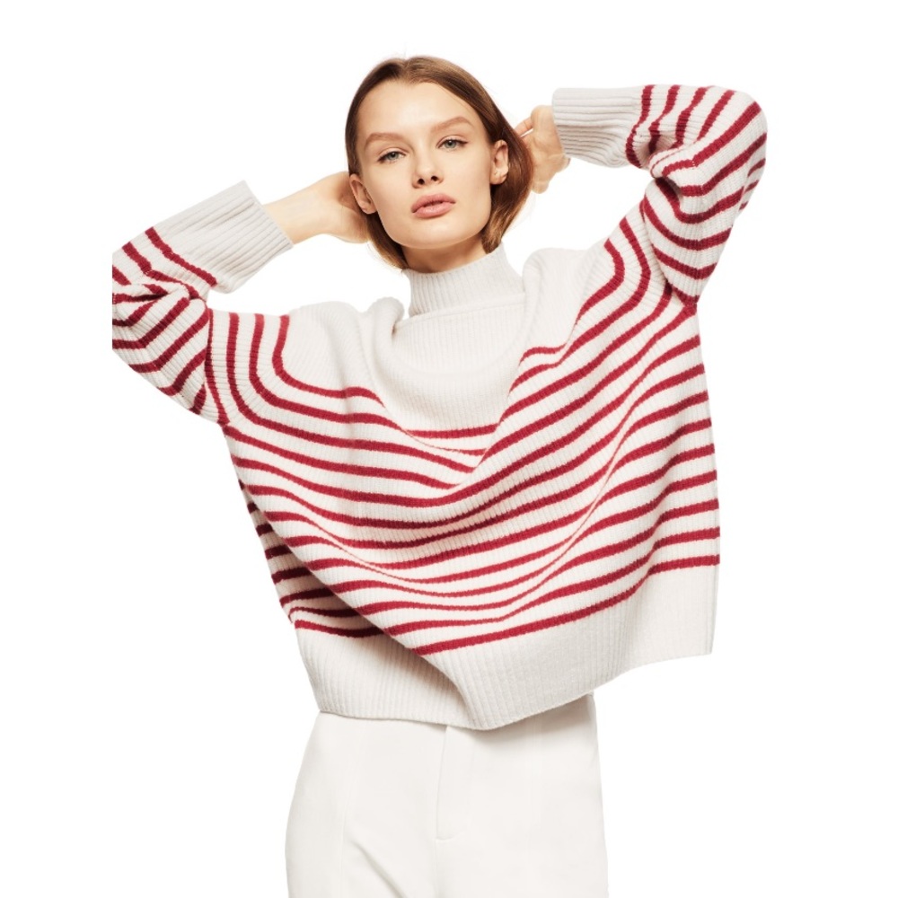 ZARA 💯 wool striped sweater - Picture 2 of 9